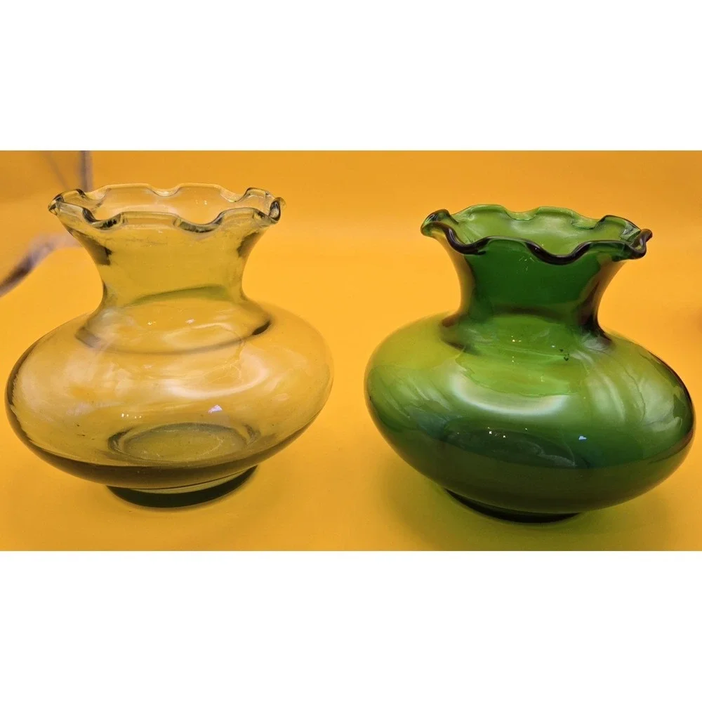 Two Vintage Vases Small 3.25